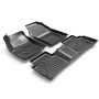 [US Warehouse] 3D TPE All Weather Car Floor Mats Liners for Toyota Corolla 2019-2020 (1st & 2nd Rows)